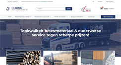 Desktop Screenshot of dejonghandelsonderneming.nl